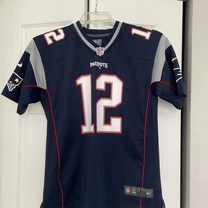 New England Patriots #12 Brady Jersey-Youth L- Nike On Field NFL Authentic